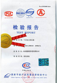亳州干式变压器检测报告